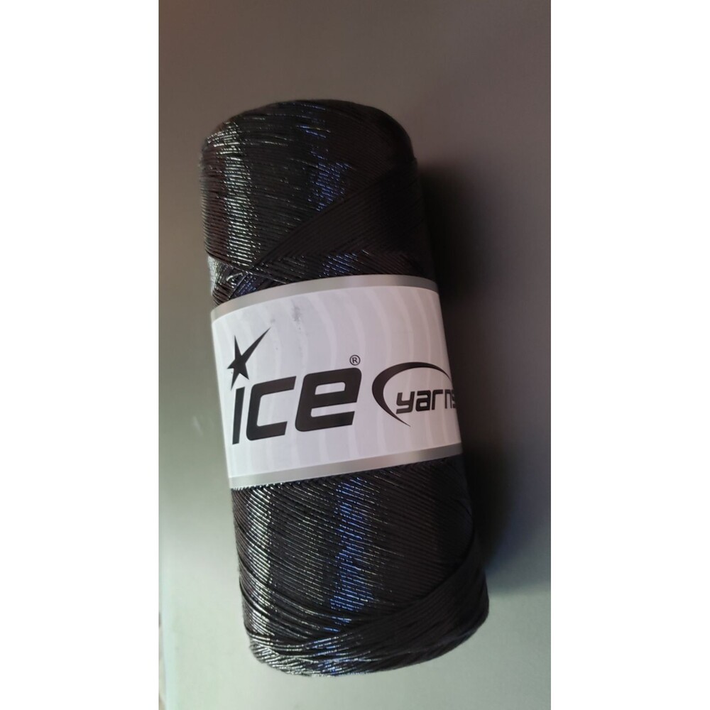 X1 Black Metallic cotton 200 grams New yarn